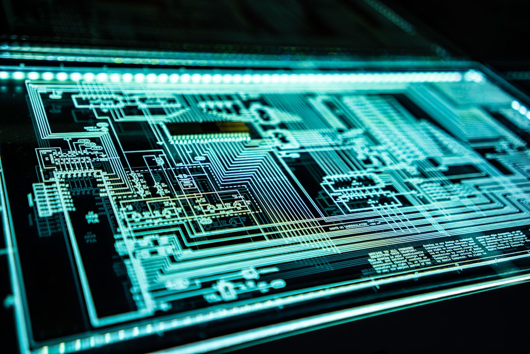 Teal LED digital panel — representing the digital future of engineering accreditation